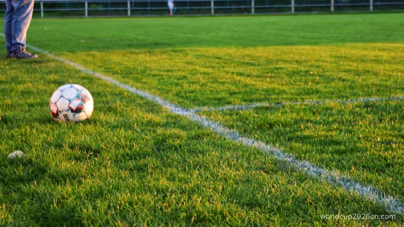 a football ball on a field