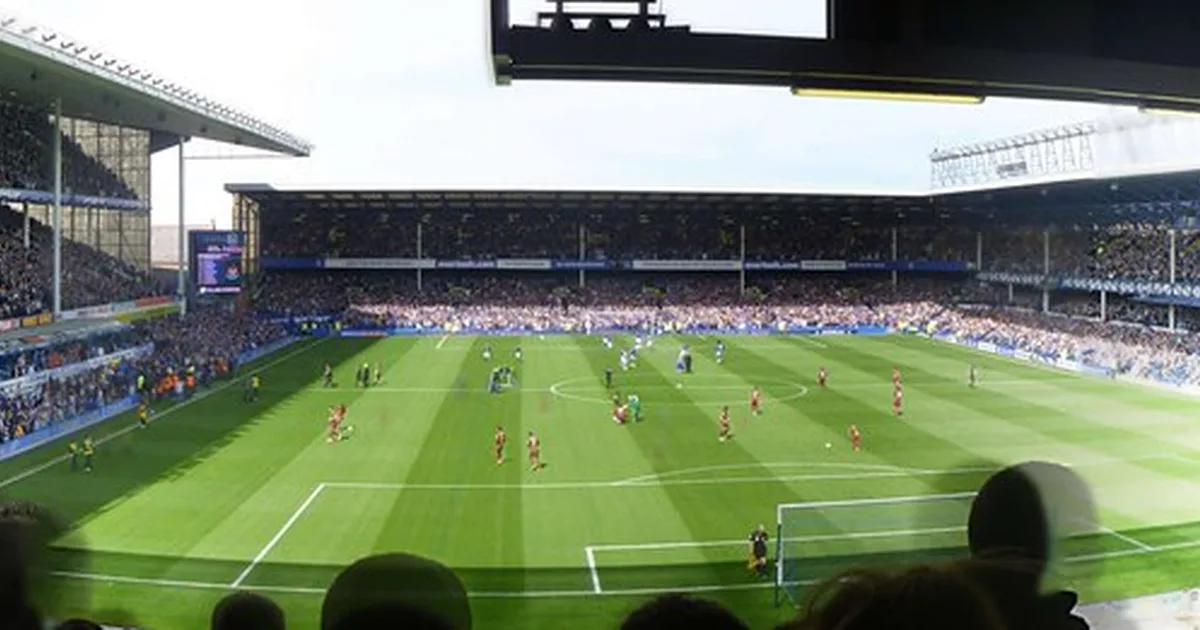Professional editorial football news header image, blurred background of a Premier League