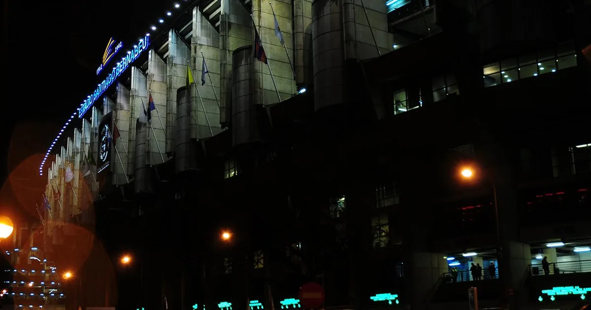 皇家马德里主场伯纳乌球场全景